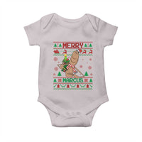Marcus The Worm Robert Meme Christmas Baby Onesie Funny Brain Rot Xmas - Wonder Print Shop