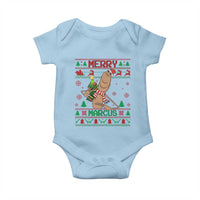 Marcus The Worm Robert Meme Christmas Baby Onesie Funny Brain Rot Xmas - Wonder Print Shop