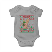 Marcus The Worm Robert Meme Christmas Baby Onesie Funny Brain Rot Xmas - Wonder Print Shop