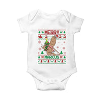 Marcus The Worm Robert Meme Christmas Baby Onesie Funny Brain Rot Xmas - Wonder Print Shop