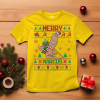 Marcus The Worm Robert Meme Christmas T Shirt Funny Brain Rot Xmas - Wonder Print Shop