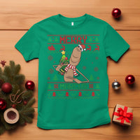 Marcus The Worm Robert Meme Christmas T Shirt Funny Brain Rot Xmas - Wonder Print Shop