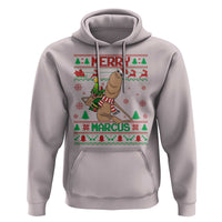 Marcus The Worm Robert Meme Christmas Hoodie Funny Brain Rot Xmas - Wonder Print Shop