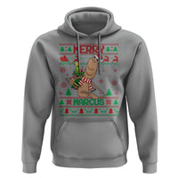 Marcus The Worm Robert Meme Christmas Hoodie Funny Brain Rot Xmas - Wonder Print Shop