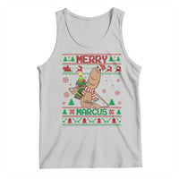 Marcus The Worm Robert Meme Christmas Tank Top Funny Brain Rot Xmas - Wonder Print Shop