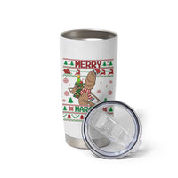 Marcus The Worm Robert Meme Christmas Tumbler Cup Funny Brain Rot Xmas - Wonder Print Shop