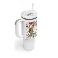Marcus The Worm Robert Meme Christmas Tumbler With Handle Funny Brain Rot Xmas - Wonder Print Shop