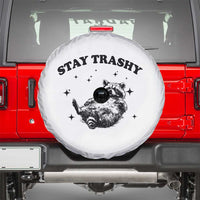 Funny Raccoon Meme Spare Tire Cover Stay Trashy