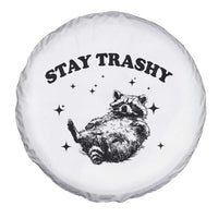 Funny Raccoon Meme Spare Tire Cover Stay Trashy