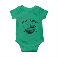 Funny Raccoon Meme Baby Onesie Stay Trashy