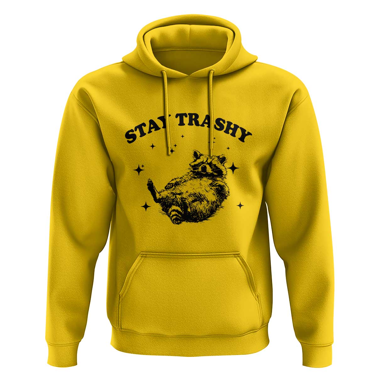 Funny Raccoon Meme Hoodie Stay Trashy