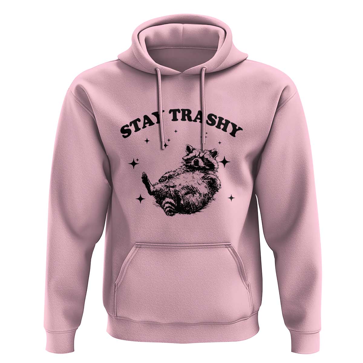 Funny Raccoon Meme Hoodie Stay Trashy