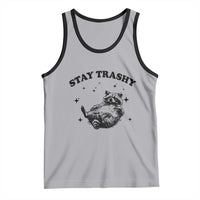 Funny Raccoon Meme Tank Top Stay Trashy
