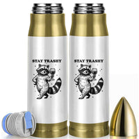 Stay Trashy Raccoon Bullet Tumbler Funny Raccoon Drinking Wine Meme