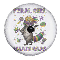Mardi Gras Raccoon Spare Tire Cover Feral Girl Mardi Gras