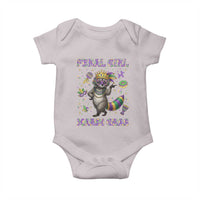 Mardi Gras Raccoon Baby Onesie Feral Girl Mardi Gras