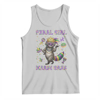 Mardi Gras Raccoon Tank Top Feral Girl Mardi Gras