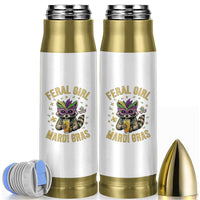 Mardi Gras Raccoon Bullet Tumbler Feral Girl Mardi Gras Trash Panda