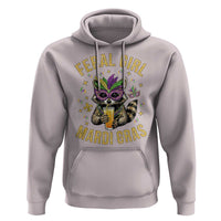 Mardi Gras Raccoon Hoodie Feral Girl Mardi Gras Trash Panda