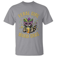Mardi Gras Raccoon T Shirt Feral Girl Mardi Gras Trash Panda