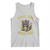 Mardi Gras Raccoon Tank Top Feral Girl Mardi Gras Trash Panda
