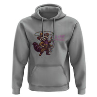 Mardi Gras Raccoon Hoodie Yee Haw Cowboy Mardi Gras Carnival Trendy Meme