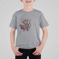 Mardi Gras Raccoon T Shirt For Kid Yee Haw Cowboy Mardi Gras Carnival Trendy Meme