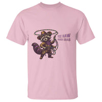 Mardi Gras Raccoon T Shirt Yee Haw Cowboy Mardi Gras Carnival Trendy Meme