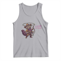 Mardi Gras Raccoon Tank Top Yee Haw Cowboy Mardi Gras Carnival Trendy Meme