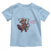 Mardi Gras Raccoon Toddler T Shirt Yee Haw Cowboy Mardi Gras Carnival Trendy Meme