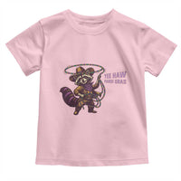 Mardi Gras Raccoon Toddler T Shirt Yee Haw Cowboy Mardi Gras Carnival Trendy Meme