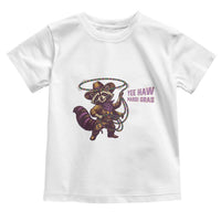 Mardi Gras Raccoon Toddler T Shirt Yee Haw Cowboy Mardi Gras Carnival Trendy Meme