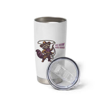 Mardi Gras Raccoon Tumbler Cup Yee Haw Cowboy Mardi Gras Carnival Trendy Meme