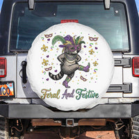 Mardi Gras Raccoon Spare Tire Cover Feral And Festive
