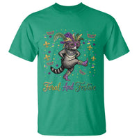 Mardi Gras Raccoon T Shirt Feral And Festive
