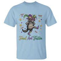 Mardi Gras Raccoon T Shirt Feral And Festive