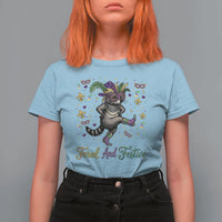 Mardi Gras Raccoon T Shirt For Women Feral And Festive