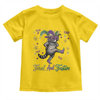 Mardi Gras Raccoon Toddler T Shirt Feral And Festive