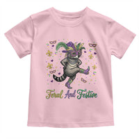 Mardi Gras Raccoon Toddler T Shirt Feral And Festive