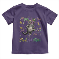 Mardi Gras Raccoon Toddler T Shirt Feral And Festive