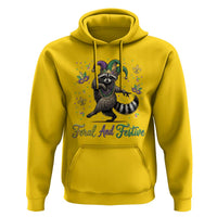 Mardi Gras Raccoon Hoodie Feral And Festive Trased Panda