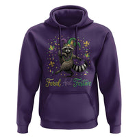 Mardi Gras Raccoon Hoodie Feral And Festive Trased Panda