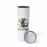 Mardi Gras Raccoon Skinny Tumbler Feral And Festive Trased Panda