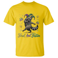 Mardi Gras Raccoon T Shirt Feral And Festive Trased Panda