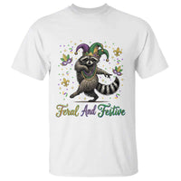 Mardi Gras Raccoon T Shirt Feral And Festive Trased Panda