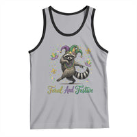 Mardi Gras Raccoon Tank Top Feral And Festive Trased Panda