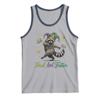 Mardi Gras Raccoon Tank Top Feral And Festive Trased Panda