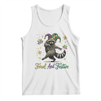 Mardi Gras Raccoon Tank Top Feral And Festive Trased Panda
