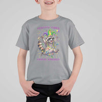 Mardi Gras Raccoon T Shirt For Kid Festive Vibes Feral Energy