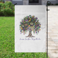 Mardi Gras Mask Tree Garden Flag Laissez Les Bon Temps Rouler